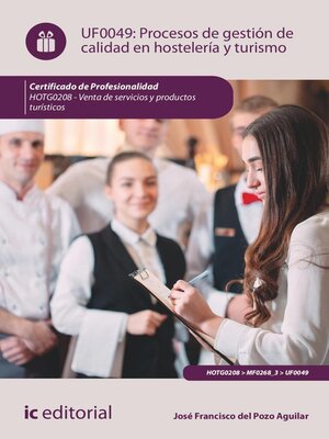 cover image of Procesos de gestión de calidad en hostelería y turismo. HOTG0208